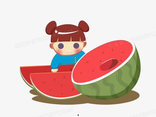 吃瓜图片女孩可爱,吃瓜女孩的可爱瞬间